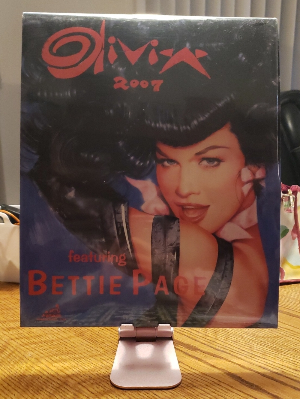 Calendar 2007 it's new the plastic is on it's just open a little bit look at the